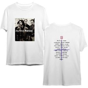 Vtg 1993 Depeche Mode Faith Devotional World Tour Concert 90S 2 Sided T-Shirt